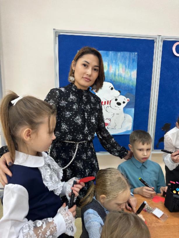 Сердце маме....